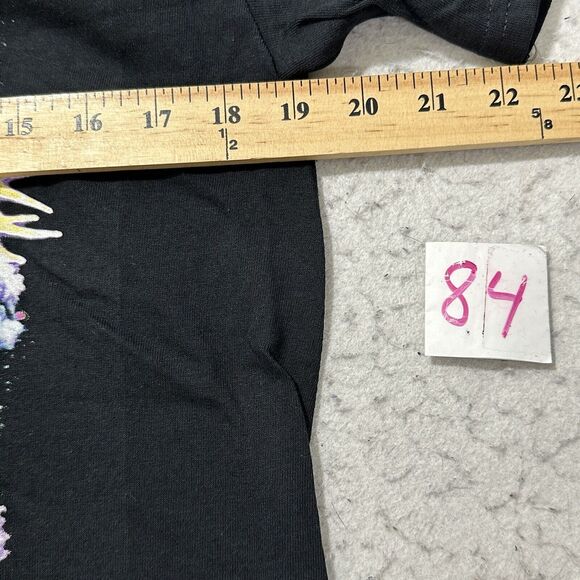 Spencer's Men's Medium Axolotl Graphic T Shirt Black Short Sleeve Crewneck Tee - Picture 7 of 11